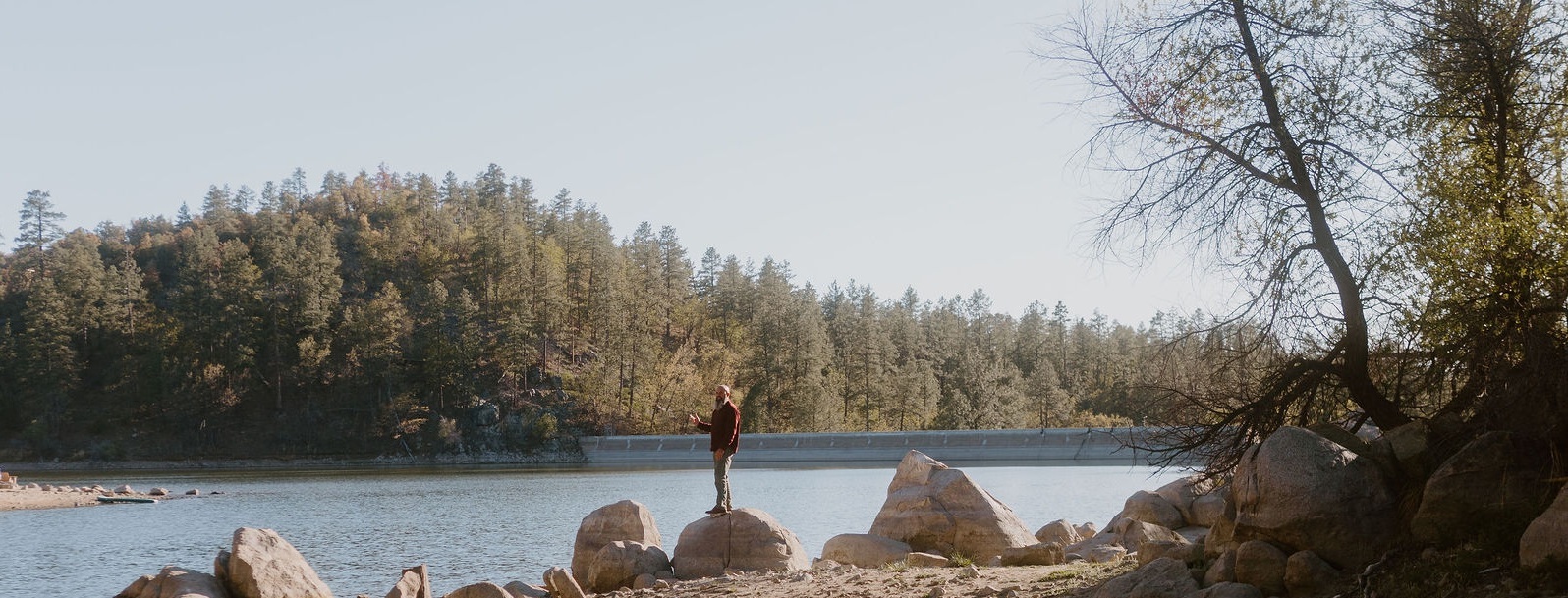 Doug at Goldwater Lake